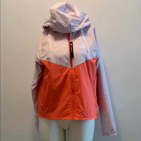 NWT NIKE windbreaker orange and pink - Picture 2 of 6